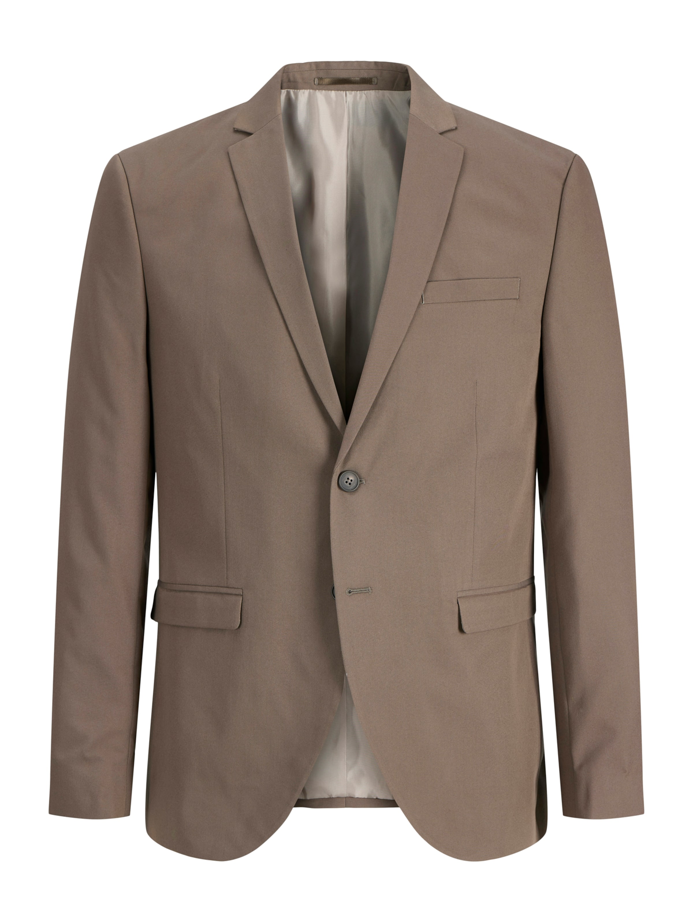 JACK & JONES Super slim fit Colbert 'JPRFRANCO' in Bruin: voorkant