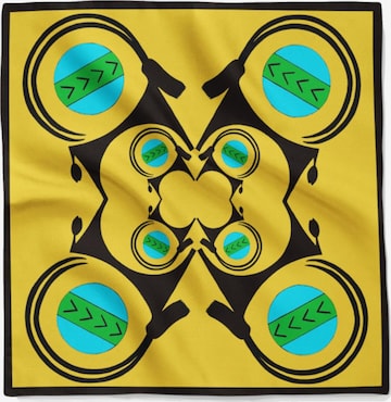 Foulard di AFROZAN in giallo: frontale