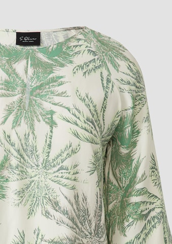 s.Oliver BLACK LABEL Blouse in Groen