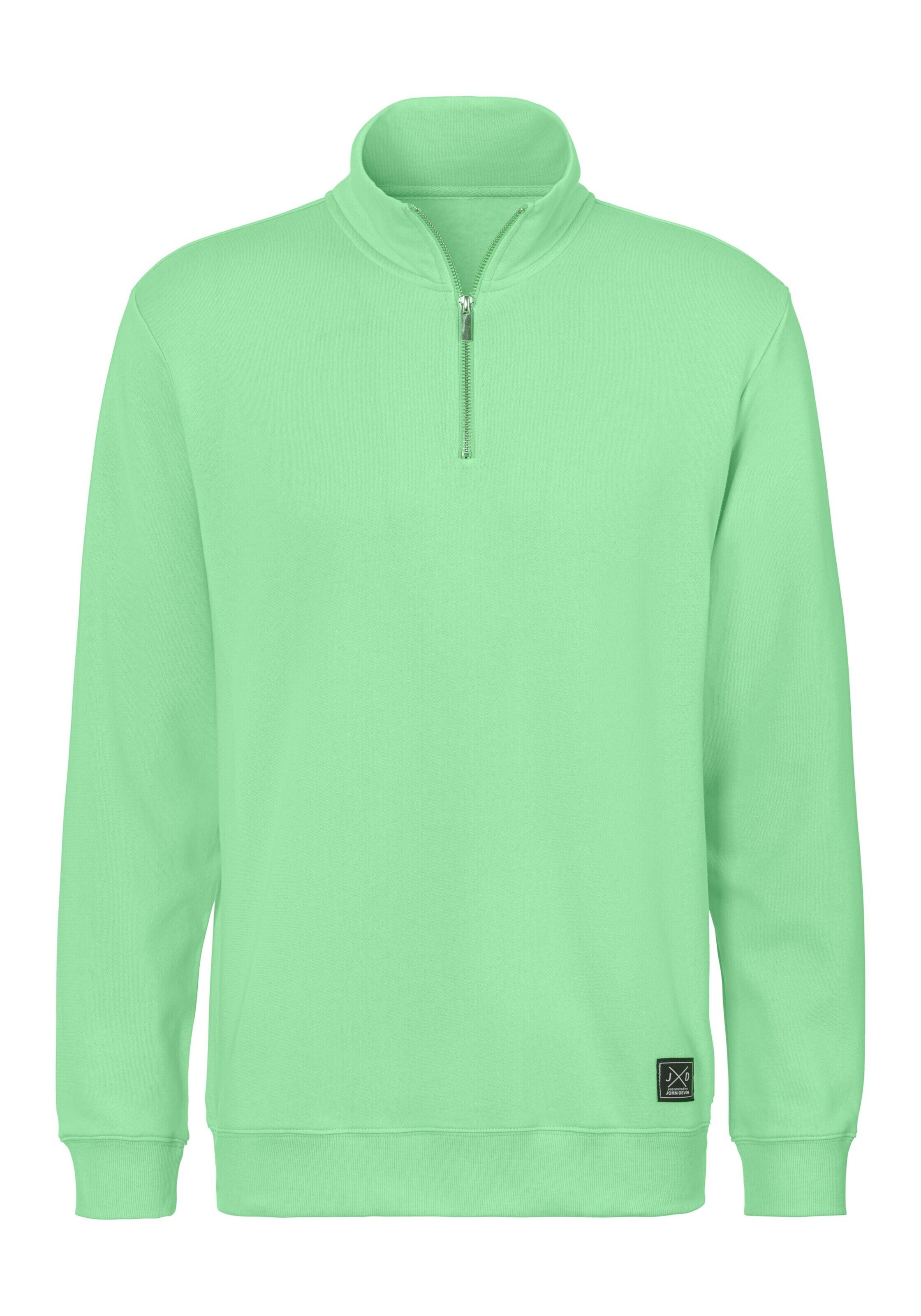 JOHN DEVIN Sweatshirt in Green: front