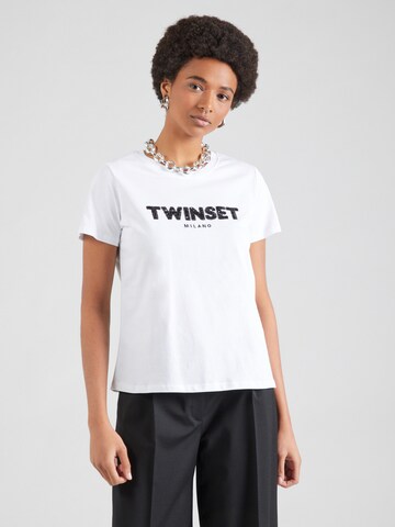 Twinset Μπλουζάκι σε λευκό: μπροστά