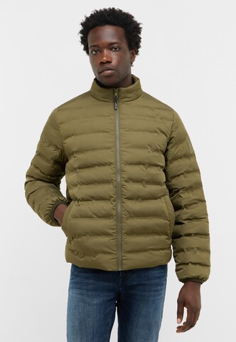 MUSTANG Winterjacke 'Style Creston' in Grün: Vorderseite