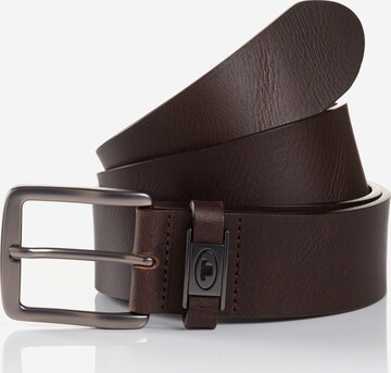 Ceinture 'JULIAN' TOM TAILOR en marron : devant