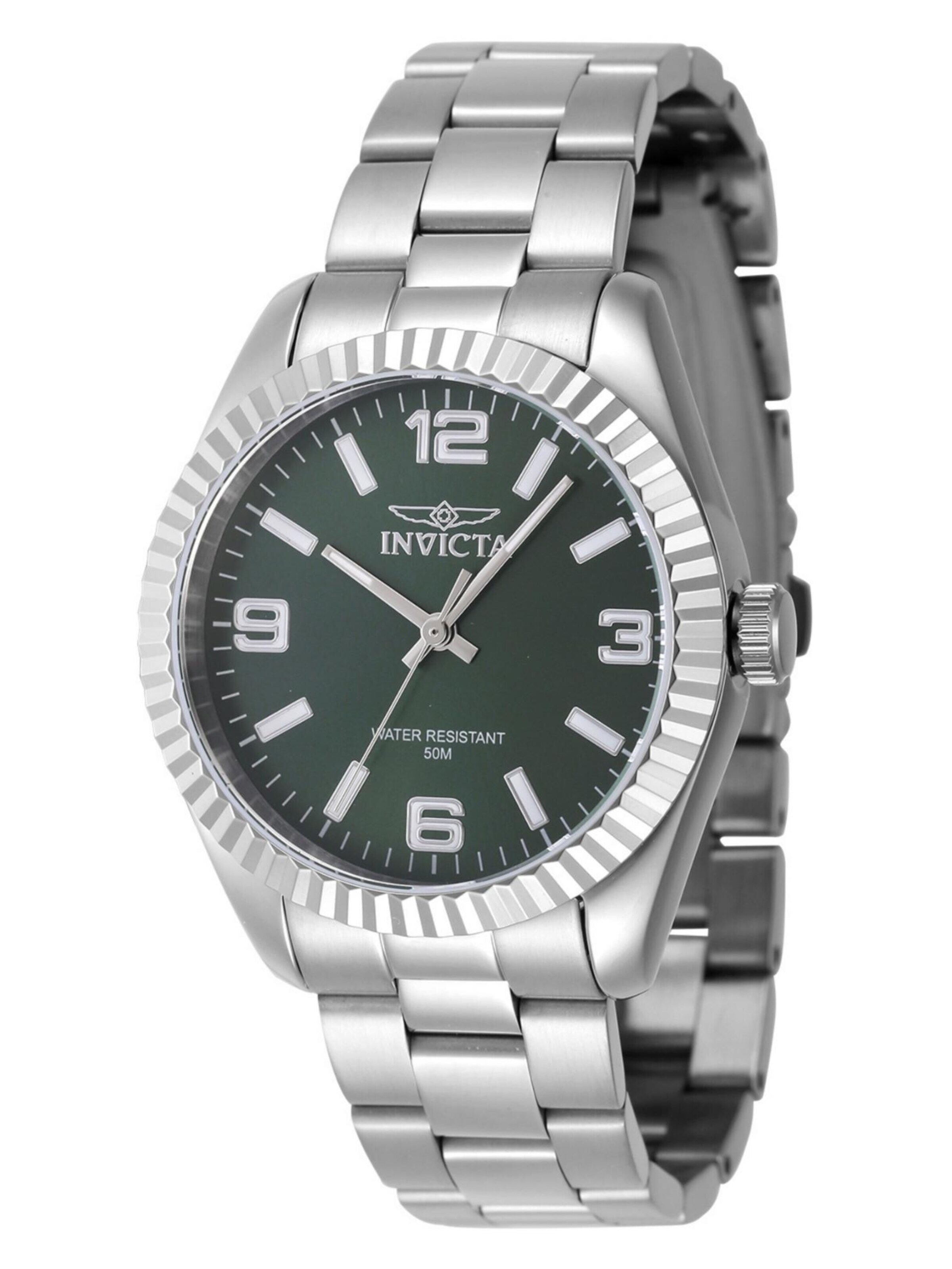 Invicta Analoguhr 'Specialty'‌‌‌‌‌‌‌‌‌ in Silber: Vorderseite