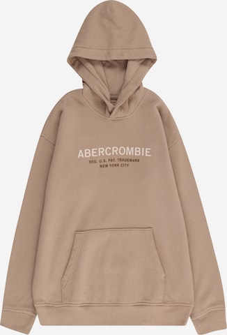 Abercrombie & FitchSweater majica - smeđa boja: prednji dio