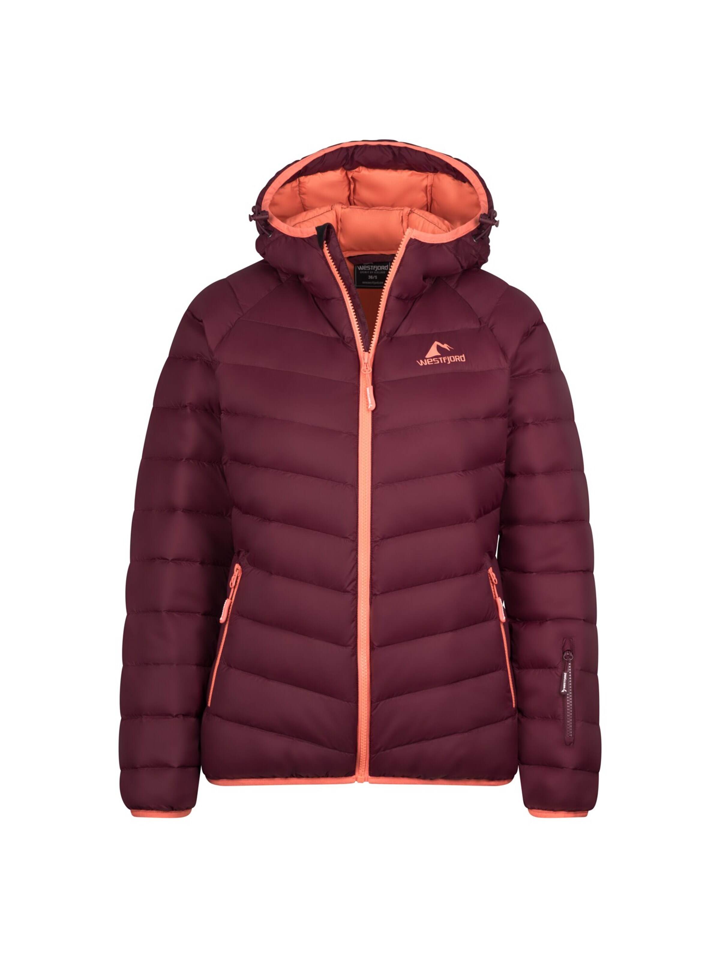 WESTFJORD Winterjacke‌ in Braun: Vorderseite
