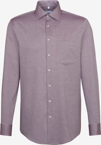 Chemise business SEIDENSTICKER en violet : devant