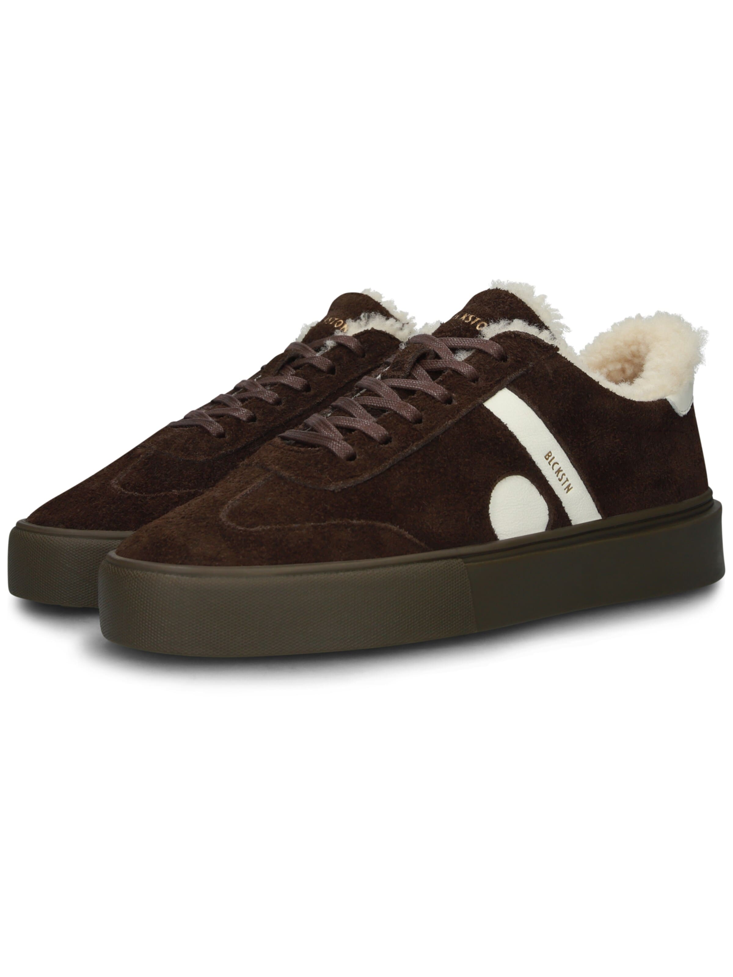 BLACKSTONE Låg sneaker 'QUARTZ AUDEN' i brun