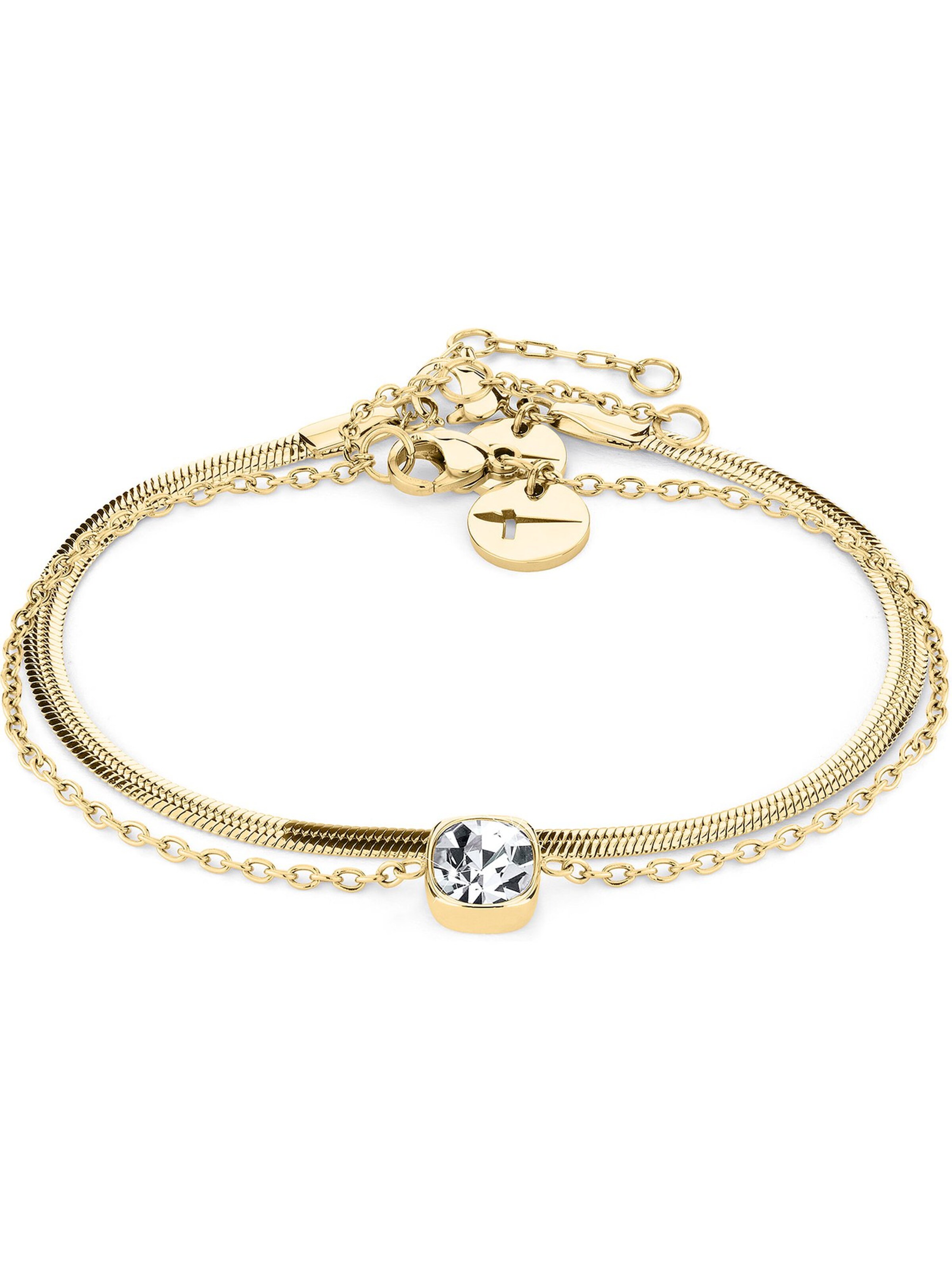 Tamaris Armband in gold / transparent, Produktansicht