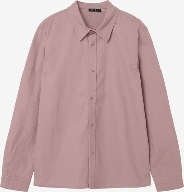 NAME IT Comfort fit Button Up Shirt in Pink: front