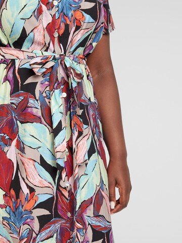Vero Moda Curve Kleid 'VMCGajaA Palma' in Schwarz