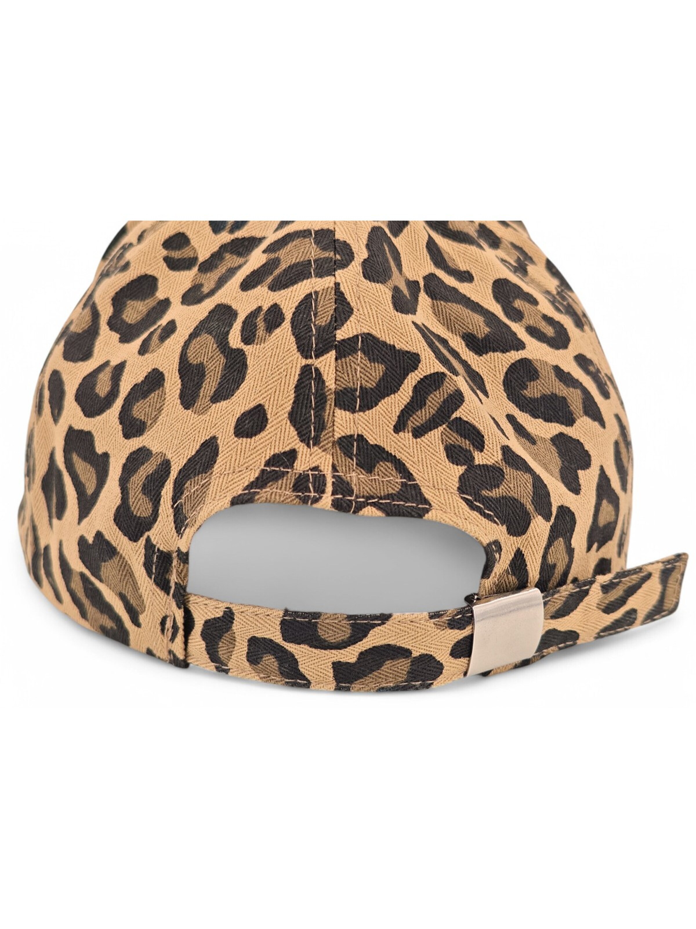 styleBREAKER Cap 'Baseball Cap mit Leo Muster'‌‌‌‌‌ in Braun