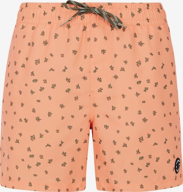 PROTEST Board Shorts 'PRTJuan' in Orange: front