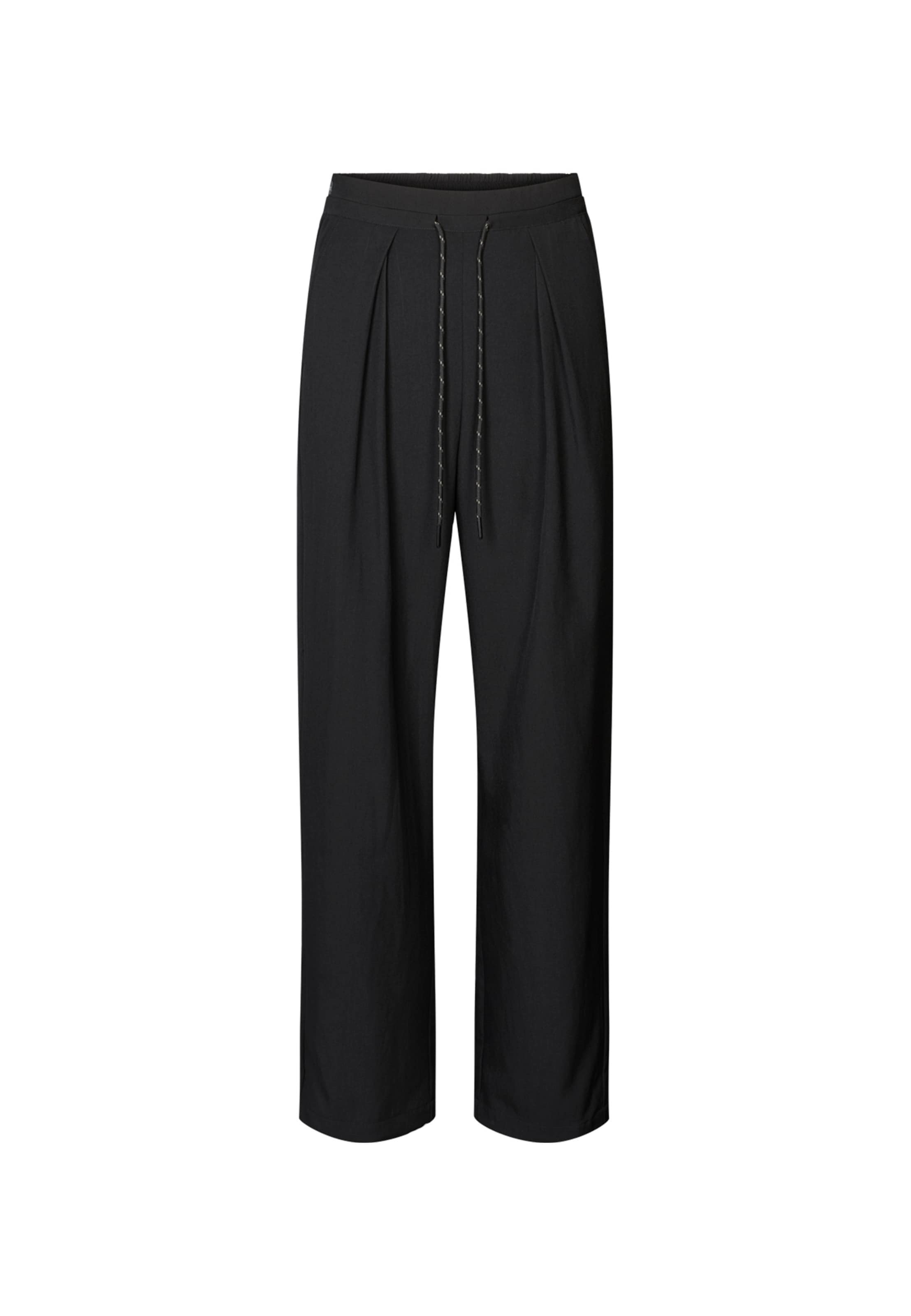 Wide Leg Pantalon à pince rethinkit studios en noir : devant