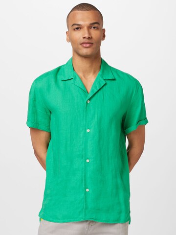 DRYKORN Regular fit Button Up Shirt 'JAN' in Green: front