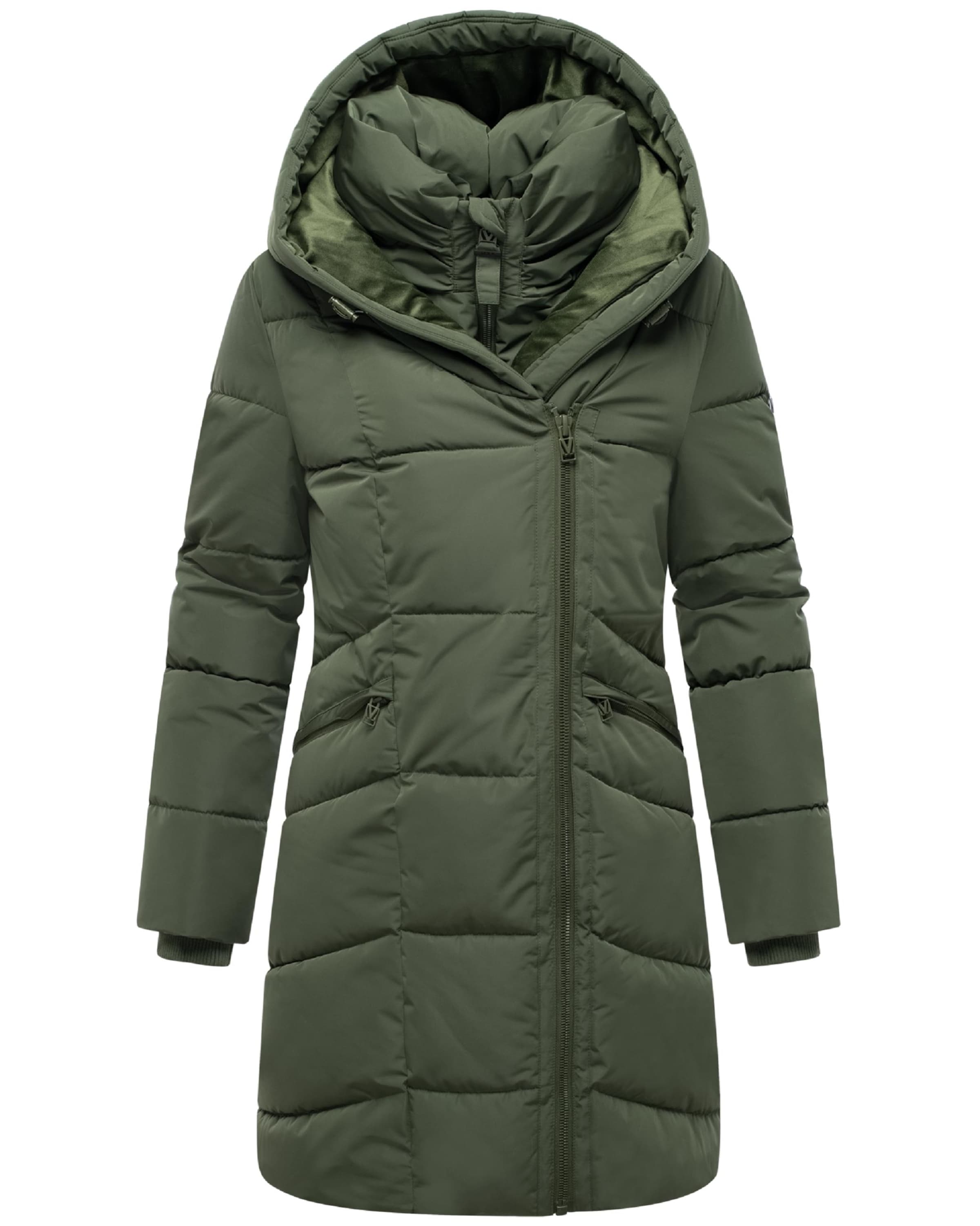 Manteau d’hiver 'Virenaa 16' MARIKOO en vert : devant