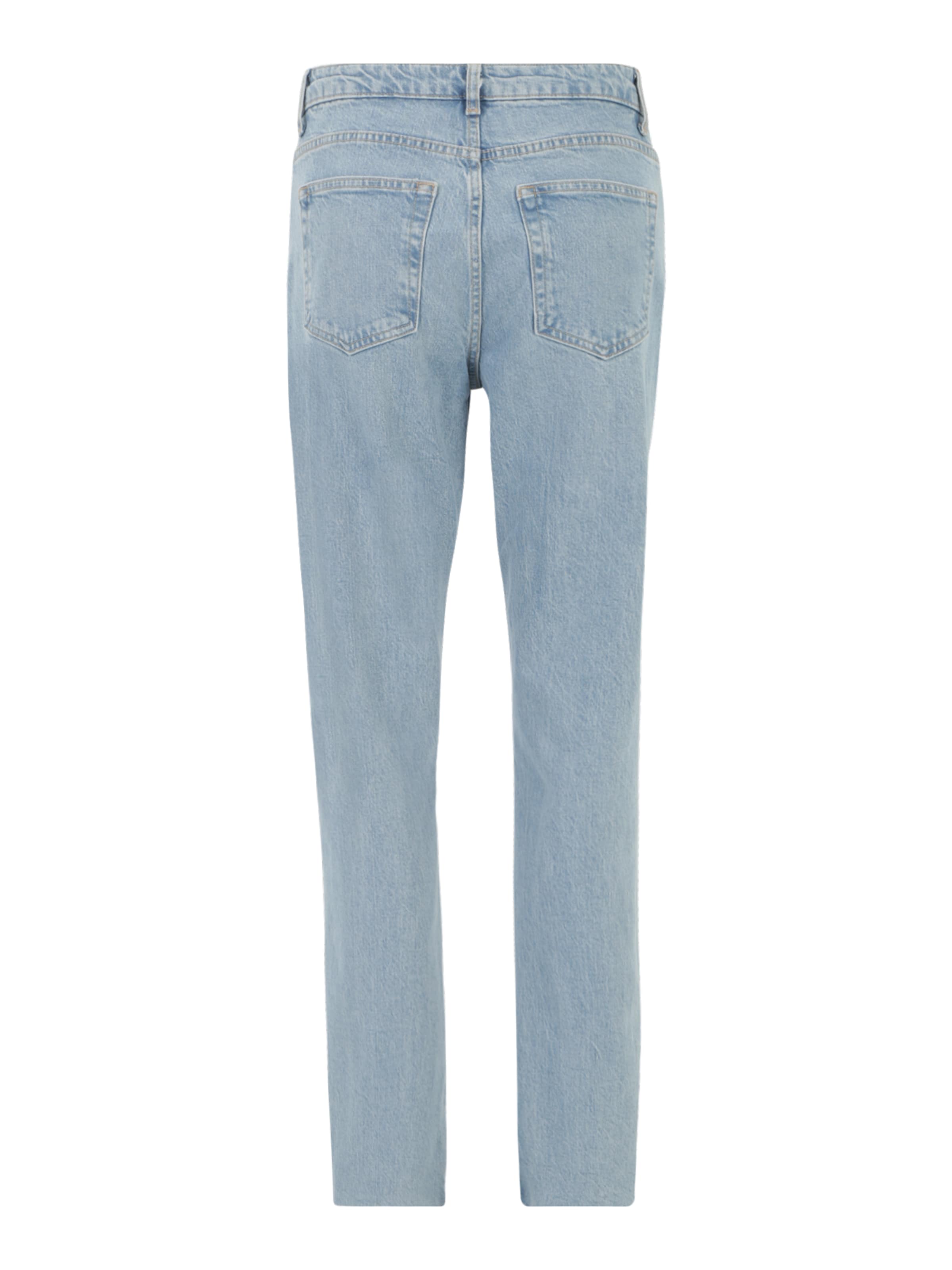 Topshop Tall Regular Jeans in Blue