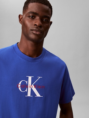 mėlyna Calvin Klein Jeans Marškinėliai 'Hero'