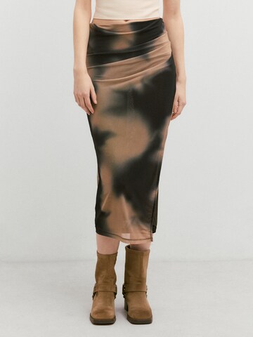 EDITED Skirt 'Marika' in Brown: front