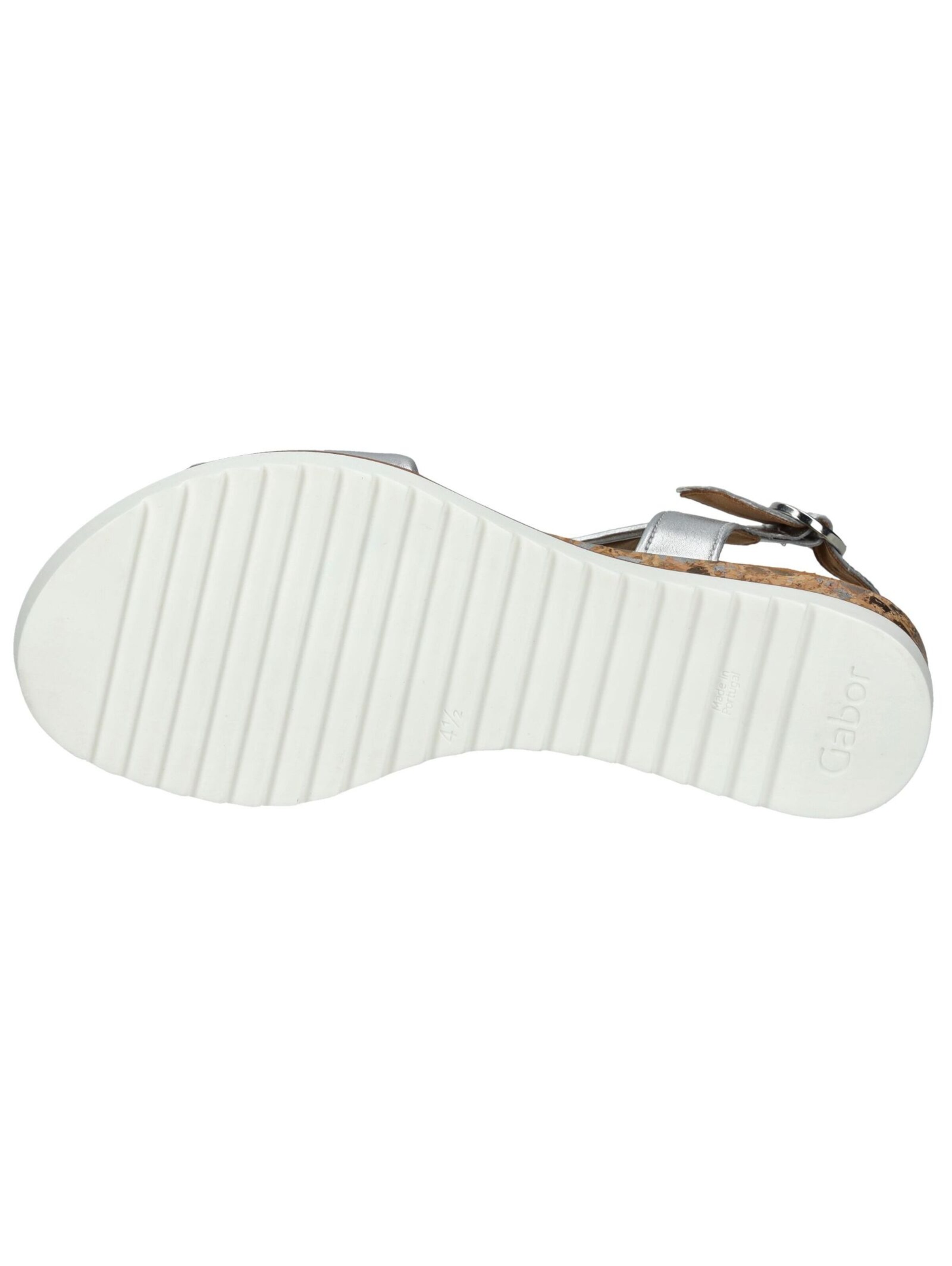 GABOR Strap Sandals in Silver