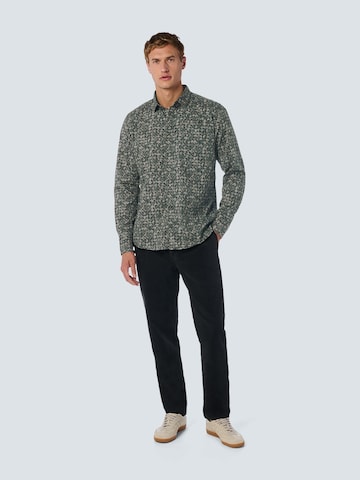 No Excess Regular Fit Hemd in Grün