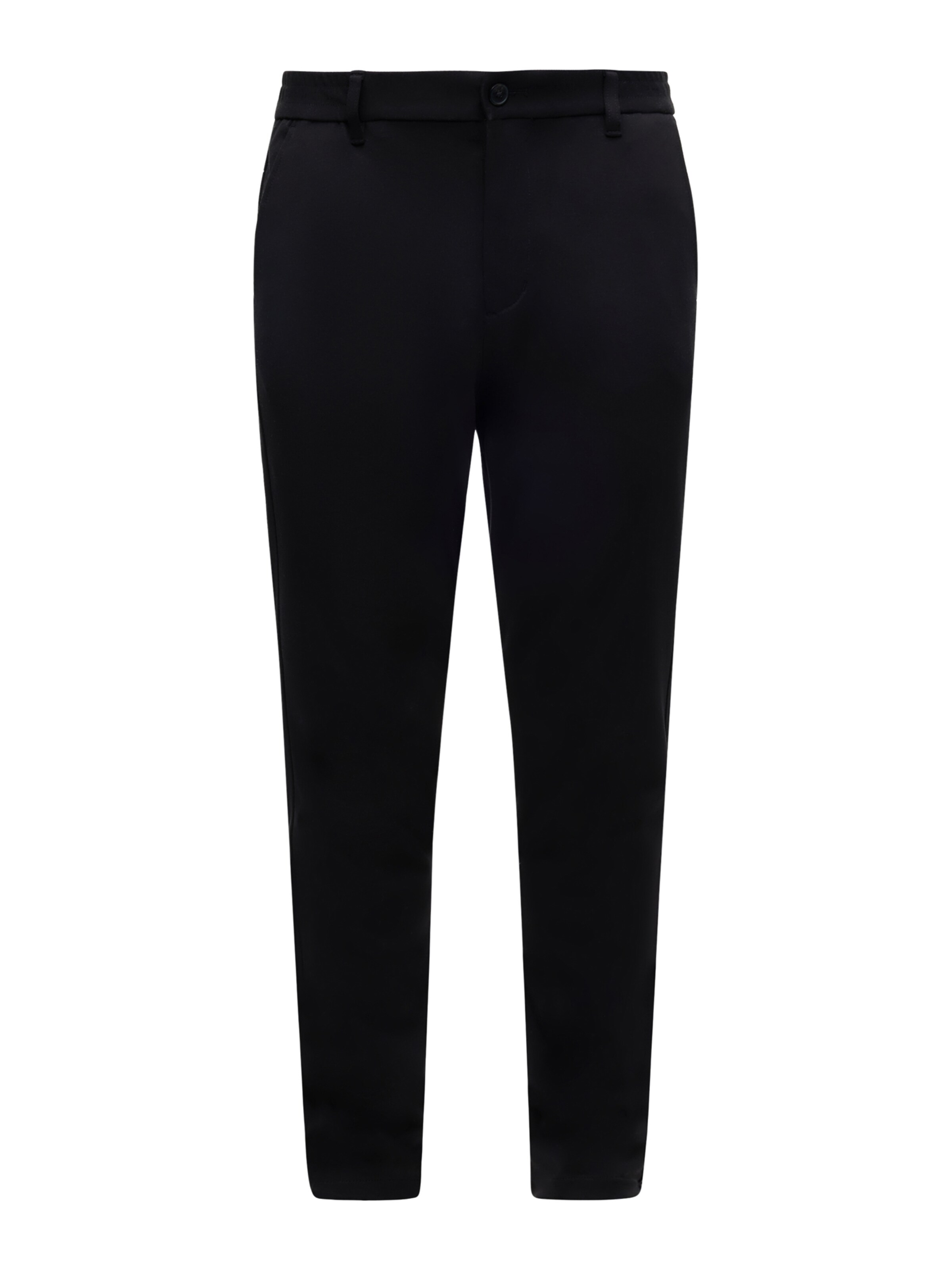 Tapered Pantaloni chino 'Morot Jogger' di Marc O'Polo in nero: frontale