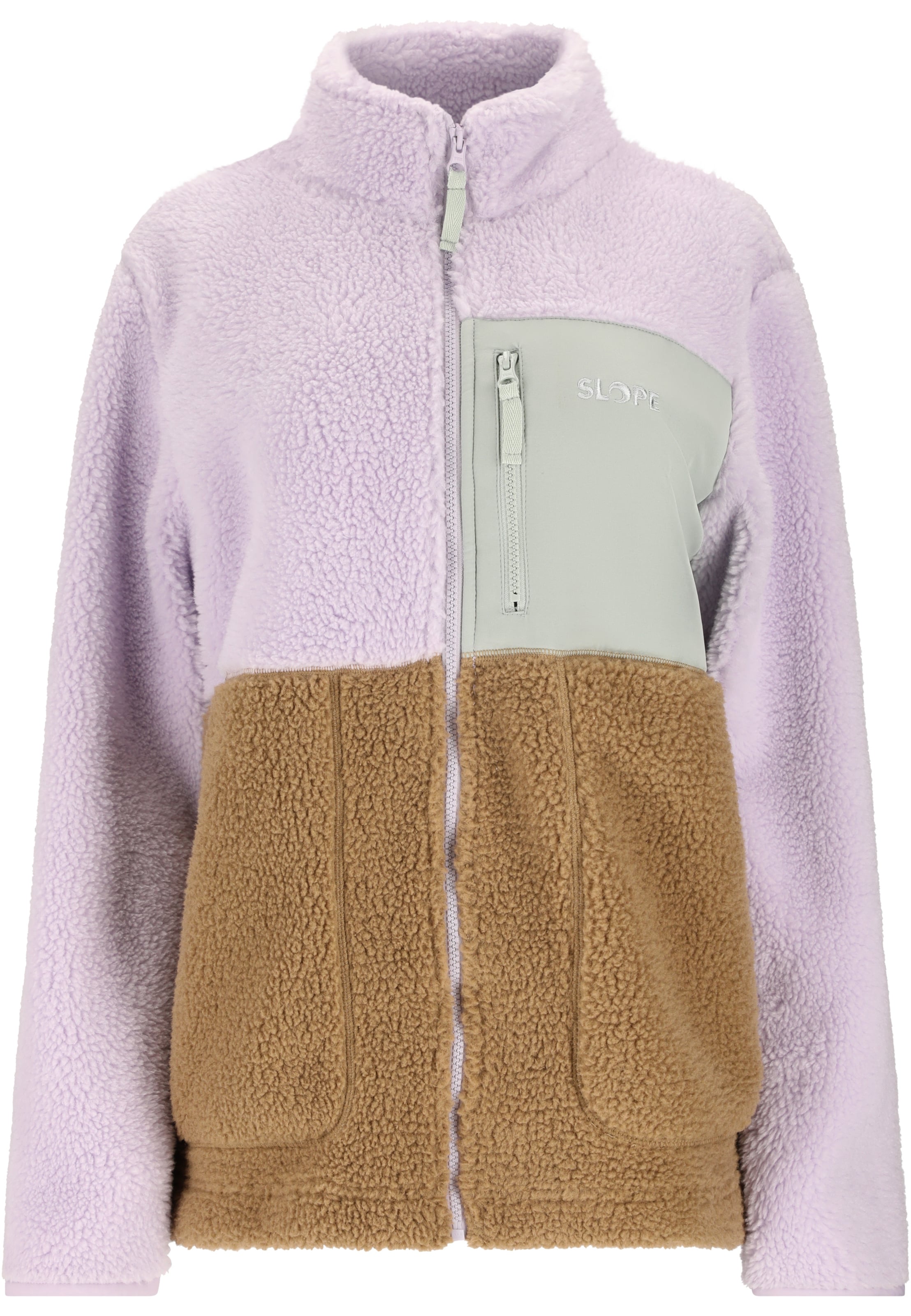SLOPE Fleece Jacket 'Katau' in Purple: front