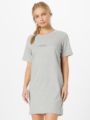 Calvin Klein UnderwearSpavaćica košulja - siva boja: prednji dio