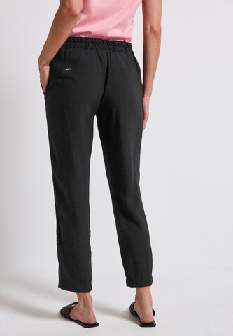 STREET ONE Loosefit Hose in Schwarz