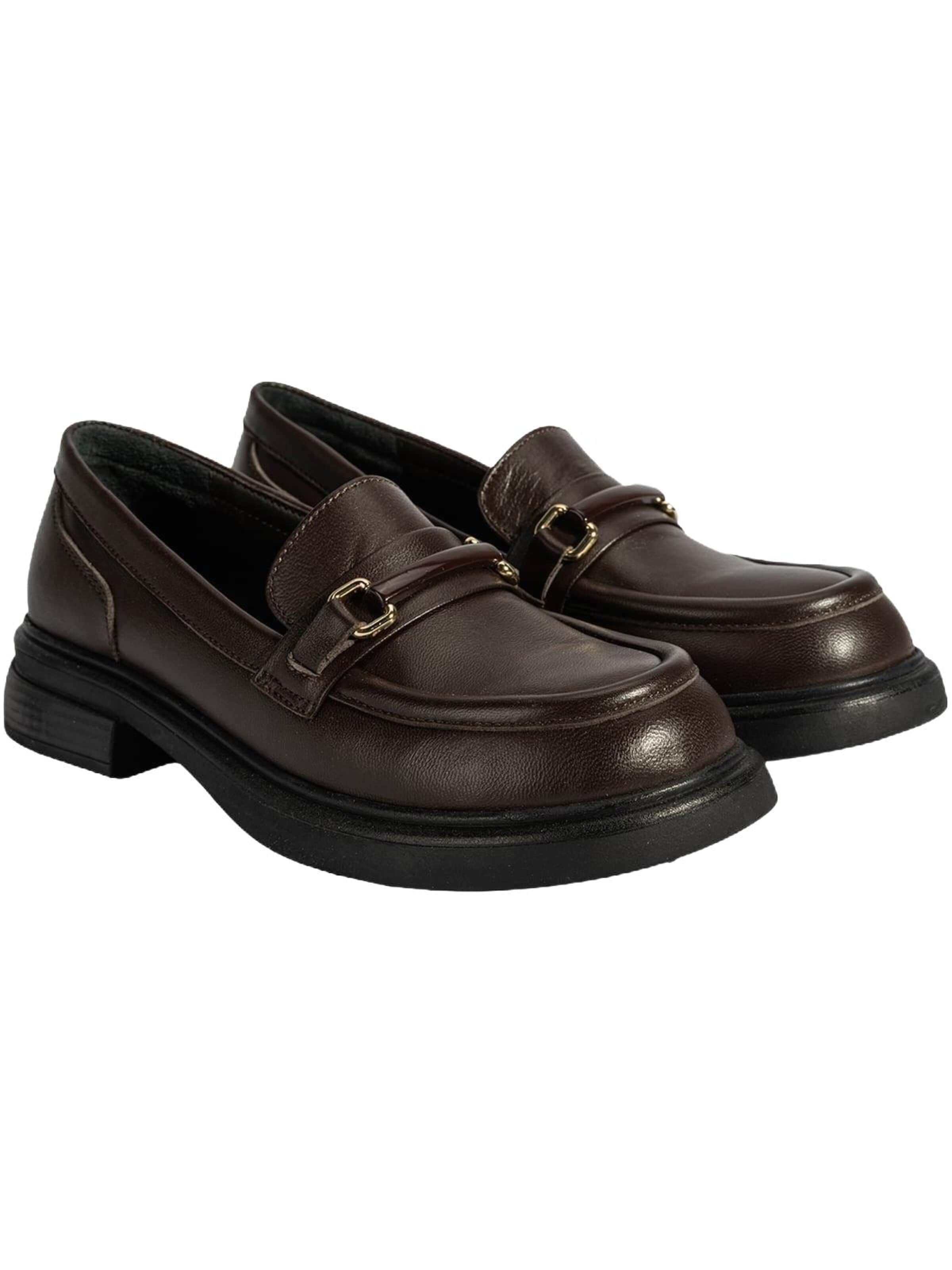 Mocassin 'Beleg' Desa en marron : devant