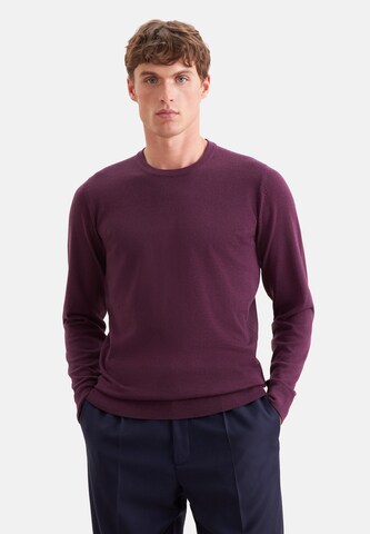 SEIDENSTICKER Sweater 'Schwarze Rose' in Purple: front