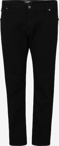 juoda JACK & JONES Prigludęs Džinsai 'JJIGlenn JJOriginal': priekis