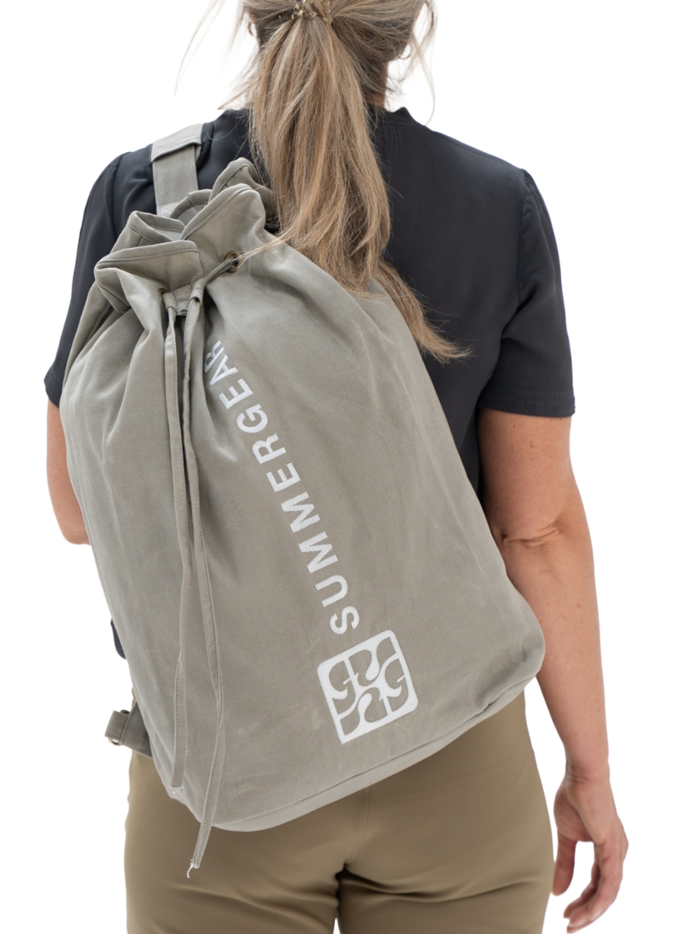 SummerGear Weekendtas 'Duffel' in Grijs: voorkant