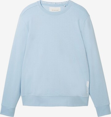 TOM TAILOR Sweatshirt in Blauw: voorkant