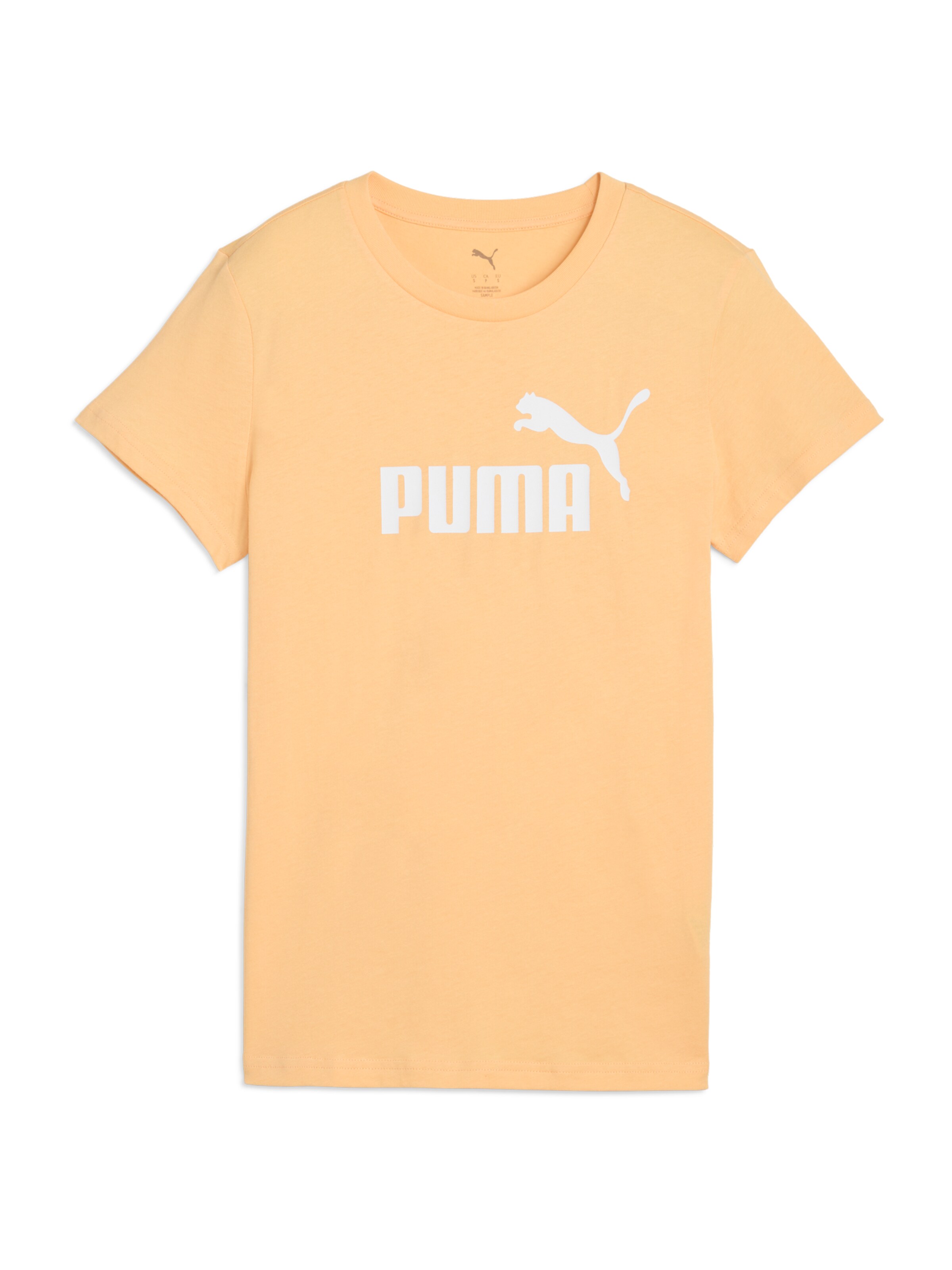 PUMA T-shirt fonctionnel 'ESS No. 1' en abricot / blanc, Vue avec produit