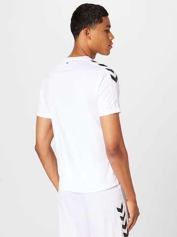Hummel - Camiseta de fútbol en blanco