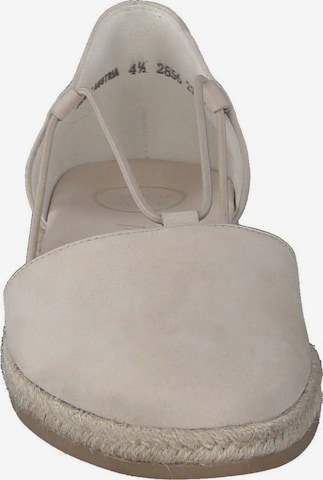 Paul Green Ballet Flats with Strap in Beige