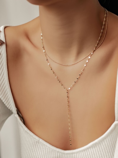 Hey Happiness Kette 'Yara' in gold, Produktansicht