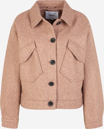 Veste mi-saison 'DAWN LIFE' ONLY en marron : devant