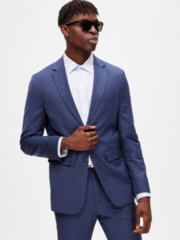 Coupe slim Veste de costume SELECTED HOMME en bleu