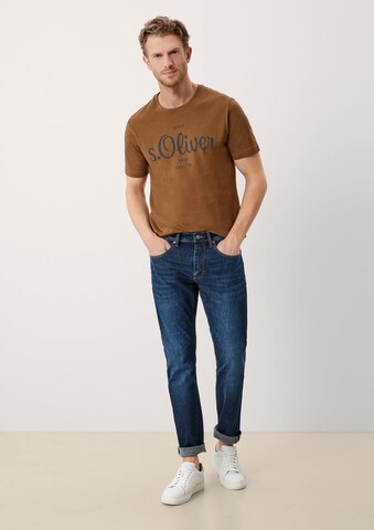 Coupe slim Jean 'KEITH' s.Oliver en bleu