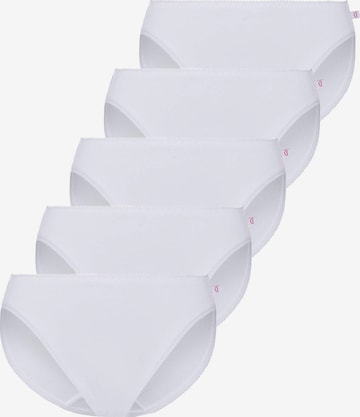 BeeDees Panty 'Taillenslip Rock'n'Roll Tai (5-er Pack)' in White: front