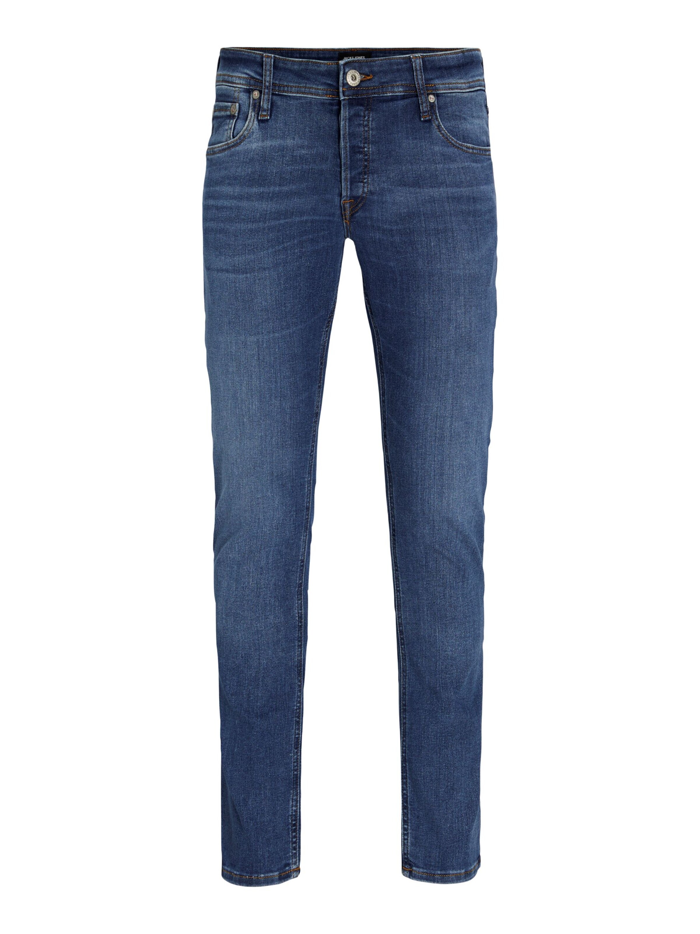 JACK & JONES Slimfit Jeansy w kolorze niebieski: przód