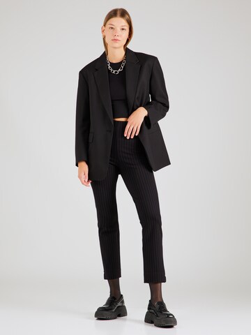 Lindex Slim fit Trousers 'Petra' in Black