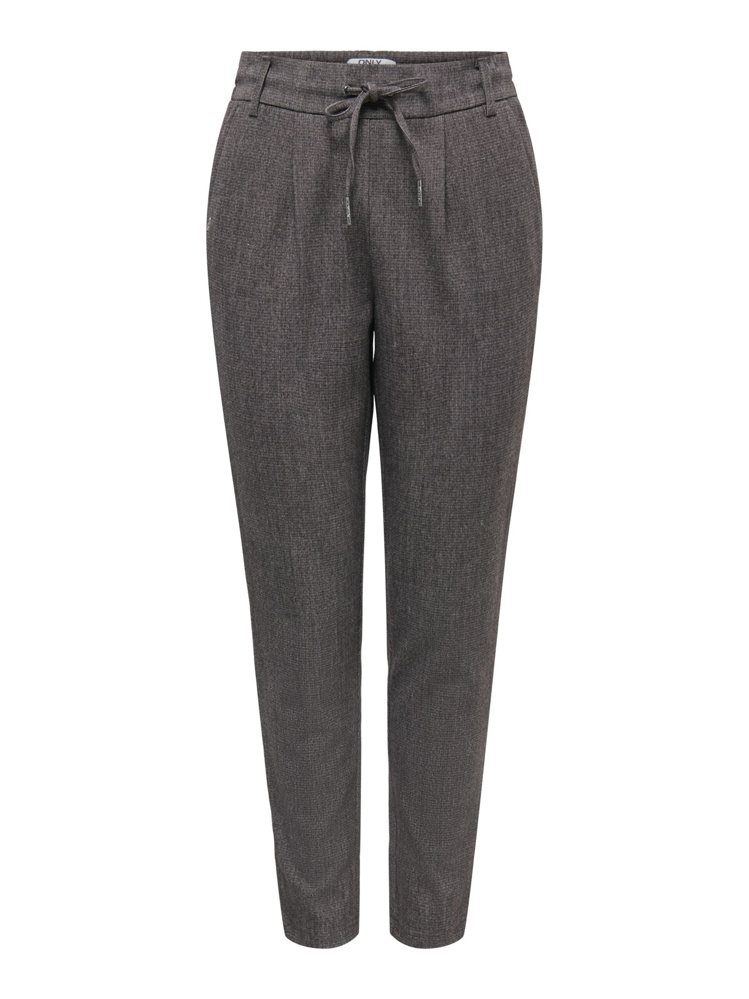 ONLY - Tapered Pantalón 'ONLPoptrash-Elise' en marrón: frente