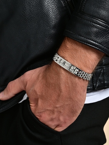 Akzent Bracelet 'Matej, silberfarbig, langlebig' in Silver: front