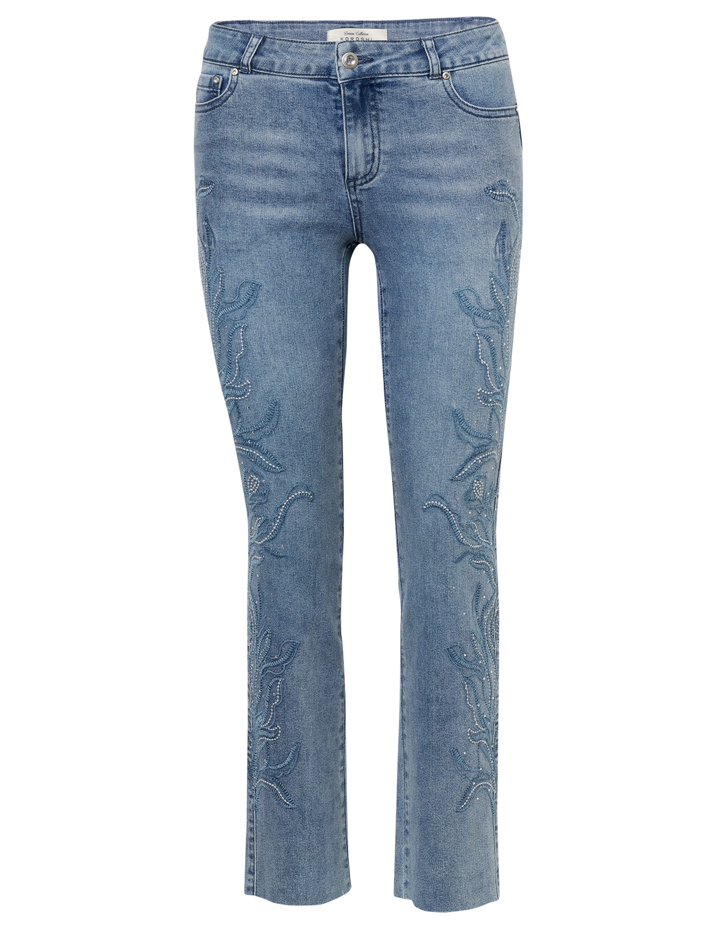 KOROSHI Regular Jeans in Blue: front