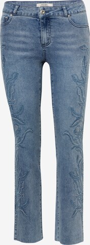 KOROSHI Regular Jeans in Blauw: voorkant