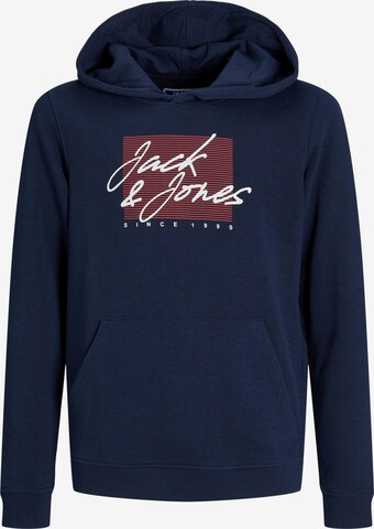 Sweat Jack & Jones Junior en bleu : devant