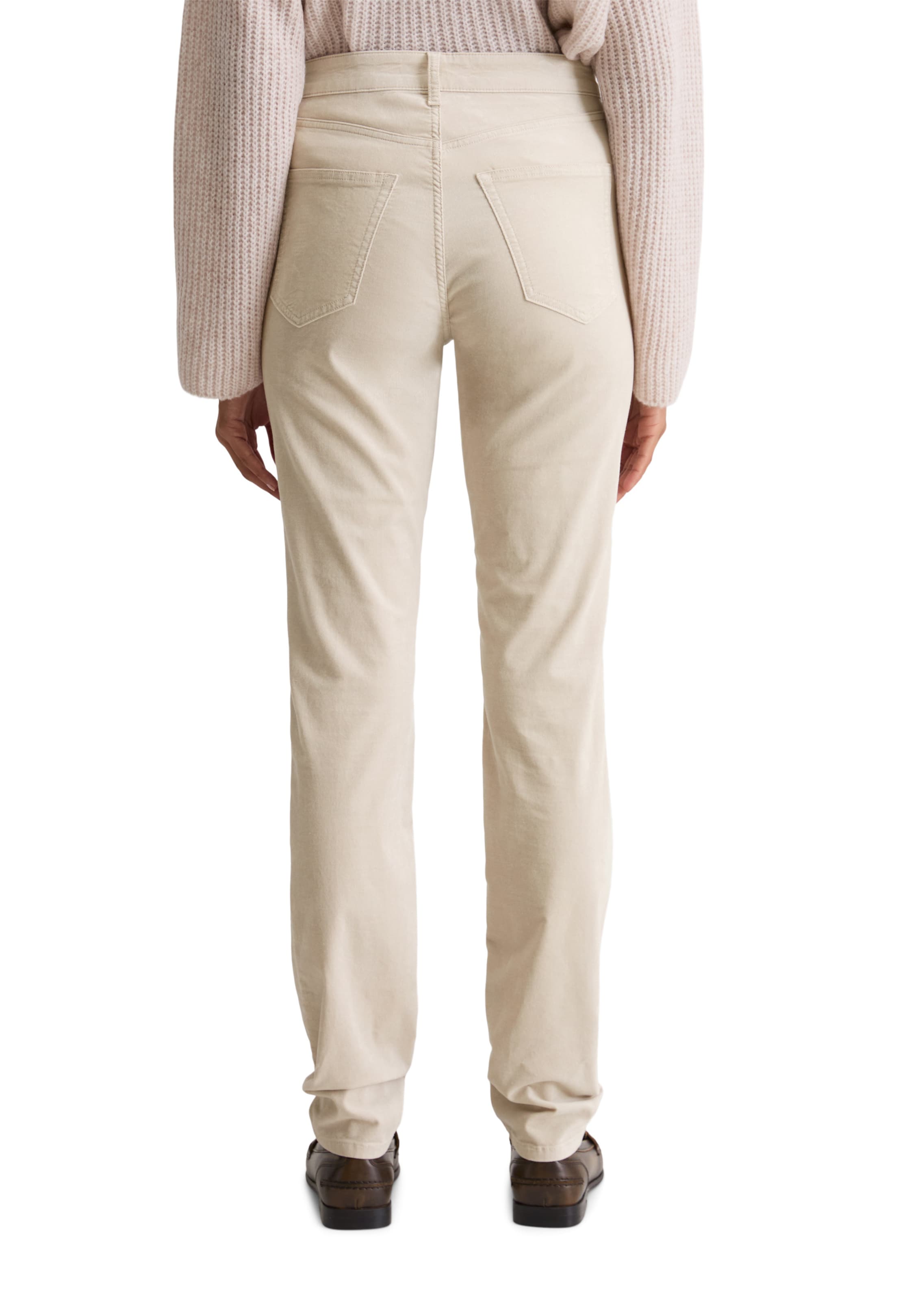 Marc O'Polo Slimfit Hose 'Alkea' in Beige